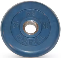 Диск обрезиненный, 2.5 кг диаметр 31 мм «BARBELL»