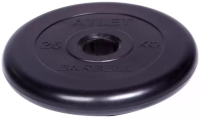 Диск обрезиненный, 25 кг диаметр 51 мм "Atlet" «BARBELL»