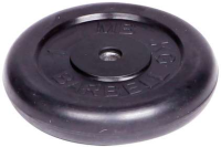 Диск обрезиненный, 1 кг диаметр 26 мм «BARBELL»