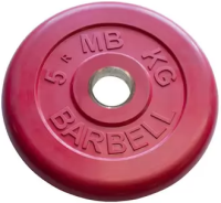 Диск обрезиненный, 5 кг диаметр 31 мм «BARBELL»