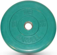 Диск обрезиненный, 10 кг диаметр 31 мм «BARBELL»