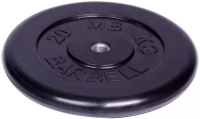 Диск обрезиненный, 20 кг диаметр 26 мм «BARBELL»