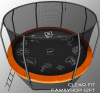 Батут FamilyHop «Clear Fit» диаметр - 3.66 м (12 FT)