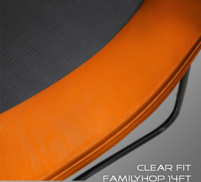 Батут FamilyHop «Clear Fit» диаметр - 4.27 м (14 FT)